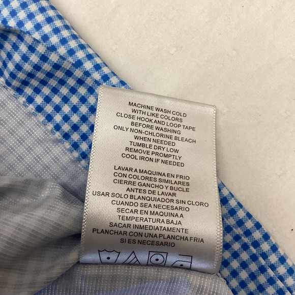 Habit Mens Long Sleeve Gingham Fishing Shirt 2XL UPF 40+ Solar Factor - Picture 7 of 9